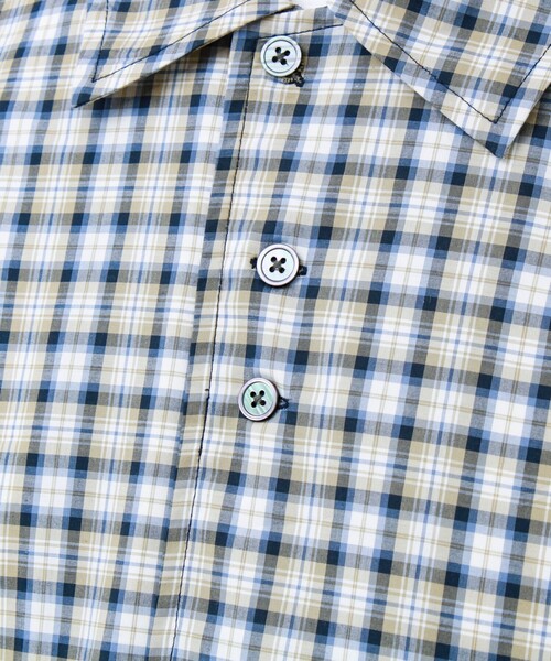 GLOSTER(グロスター)の「【CONVENI shirts BZ】ダブルポケットシャツ(シャツ/ブラウス・メンズ・ネイビー/ブルー系その他/ブラウン系その他・L/S/M)」の9枚目の写真