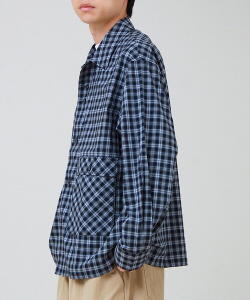 GLOSTER(グロスター)の「【CONVENI shirts BZ】ダブルポケットシャツ(シャツ/ブラウス・メンズ・ネイビー/ブルー系その他/ブラウン系その他・L/S/M)」の16枚目の写真