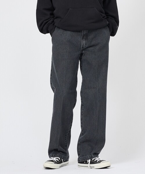 Dickies(ディッキーズ)の「【Dickies / ディッキーズ】BLACK DENIM 874 / ブラックデニム 874(DB2040・ユニセックス)(デニムパンツ・メンズ・ブラック/ブラック系その他・34/30/32)」の2枚目の写真