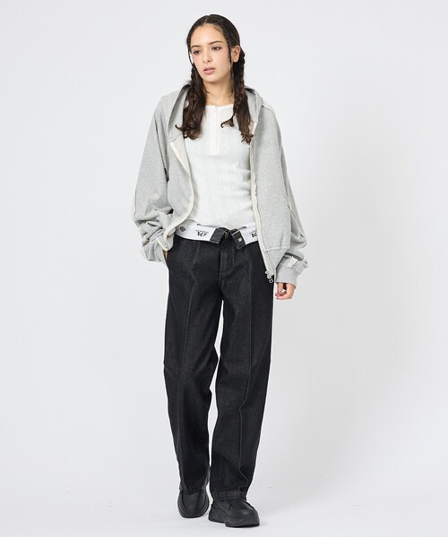 Dickies(ディッキーズ)の「【Dickies / ディッキーズ】BLACK DENIM 874 / ブラックデニム 874(DB2040・ユニセックス)(デニムパンツ・メンズ・ブラック/ブラック系その他・34/30/32)」の4枚目の写真