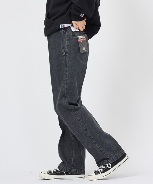Dickies(ディッキーズ)の「【Dickies / ディッキーズ】BLACK DENIM 874 / ブラックデニム 874(DB2040・ユニセックス)(デニムパンツ・メンズ・ブラック/ブラック系その他・34/30/32)」の19枚目の写真
