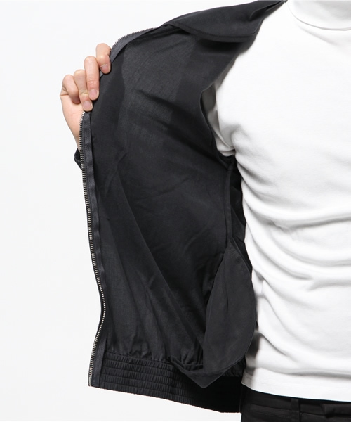 Lui's（ルイス）の「Lui's(ルイス) テンセルノーカラーブルゾン（ブルゾン・メンズ・チャコールグレー/ベージュ・SMALL/MEDIUM）」の9枚目の写真