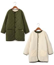 green label relaxing | 【JUNIOR】ナカワタボアライトコート ソリッド リバーシブル(その他アウター)