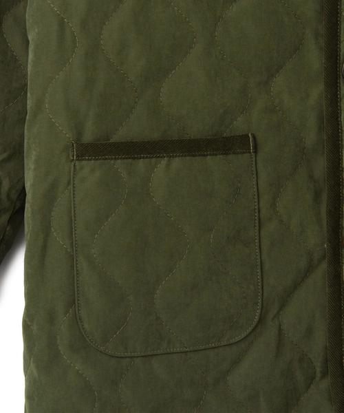 green label relaxing（グリーンレーベルリラクシング）の「【JUNIOR】ナカワタボアライトコート ソリッド リバーシブル（その他アウター・キッズ・オリーブ・145cm/155cm）」の8枚目の写真