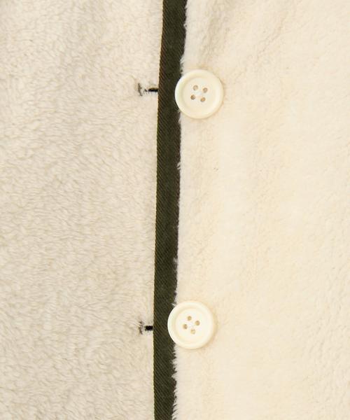 green label relaxing（グリーンレーベルリラクシング）の「【JUNIOR】ナカワタボアライトコート ソリッド リバーシブル（その他アウター・キッズ・オリーブ・145cm/155cm）」の11枚目の写真