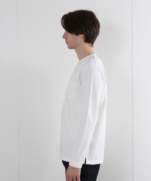 GLOBAL WORK(グローバルワーク)の「サカリバクルーネック長袖T/725240 (Tシャツ/カットソー・メンズ・グレー/ネイビー/ブルー系その他/ホワイト/ホワイト系その他/カーキ・MEDIUM/LARGE/X-LARGE/SMALL)」の7枚目の写真