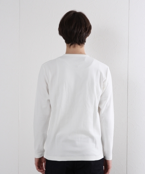 GLOBAL WORK(グローバルワーク)の「サカリバクルーネック長袖T/725240 (Tシャツ/カットソー・メンズ・グレー/ネイビー/ブルー系その他/ホワイト/ホワイト系その他/カーキ・MEDIUM/LARGE/X-LARGE/SMALL)」の8枚目の写真