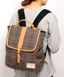 HARRIS TWEED | 【リンネル12月号 掲載商品】Harris Tweed ハリスツイード レザー使いリュック(バックパック/リュック)