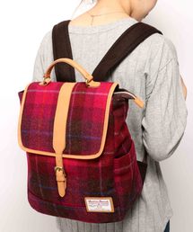 HARRIS TWEED | 【リンネル12月号 掲載商品】Harris Tweed ハリスツイード レザー使いリュック(バックパック/リュック)