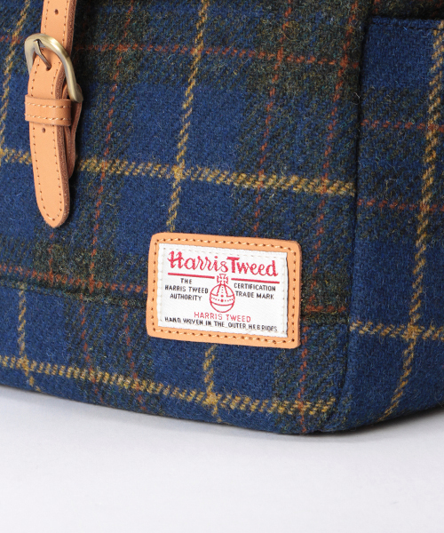HARRIS TWEED（ハリスツイード）の「Harris Tweed ハリスツイード レザー使いリュック（バックパック/リュック・レディース・ピンク/グレー/ブルー・FREE）」の9枚目の写真