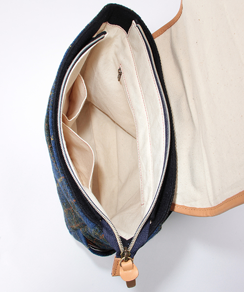 HARRIS TWEED（ハリスツイード）の「Harris Tweed ハリスツイード レザー使いリュック（バックパック/リュック・レディース・ピンク/グレー/ブルー・FREE）」の10枚目の写真