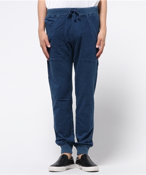 VENCEEXCHANGE（ヴァンスエクスチェンジ）の「インディゴジョガーパンツ    （その他パンツ・メンズ・ネイビー/ブルー・LARGE/MEDIUM）」の8枚目の写真