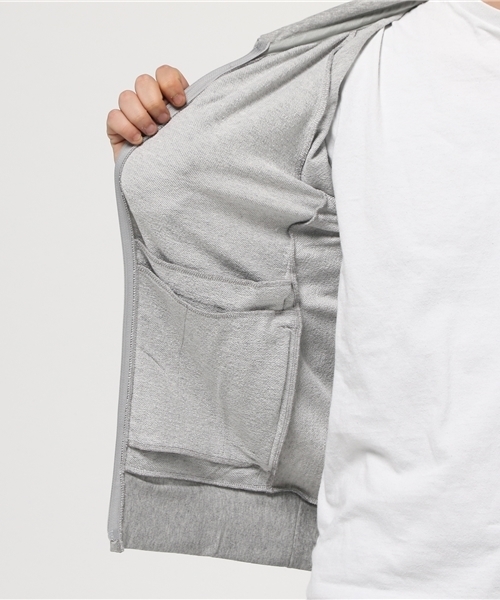 MXP（エムエックスピー）の「MXP メンズスウェットパーカー / ライトウォームスウェットフルジップパーカー（パーカー・メンズ・ホワイト/ブラック/ミックスグレー・MEDIUM/SMALL/LARGE/X-LARGE）」の9枚目の写真