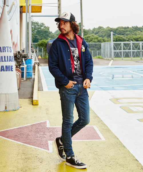 HYSTERIC GLAMOUR（ヒステリックグラマー）の「TURN IT ON pt コーチJK（ブルゾン・メンズ・ネイビー/ブラック・SMALL/MEDIUM/LARGE）」の11枚目の写真