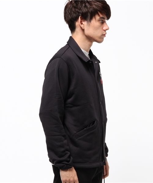 HYSTERIC GLAMOUR（ヒステリックグラマー）の「TURN IT ON pt コーチJK（ブルゾン・メンズ・ネイビー/ブラック・SMALL/MEDIUM/LARGE）」の3枚目の写真