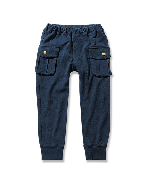 devirock(デビロック)の「上質ストレッチカーゴパンツ ロングパンツ(カーゴパンツ・キッズ・ネイビー/カーキ/ヘザーチャコール/ブラック/ブルー・140cm/160cm/130cm/100cm/120cm/150cm/110cm)」の15枚目の写真