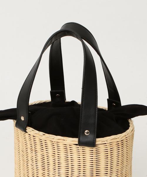 Another Edition（アナザーエディション）の「【WEB店舗限定】バスケットトート ◆（トートバッグ・レディース・ブラック/シルバー・フリー）」の5枚目の写真