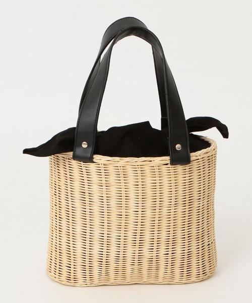 Another Edition（アナザーエディション）の「【WEB店舗限定】バスケットトート ◆（トートバッグ・レディース・ブラック/シルバー・フリー）」の8枚目の写真