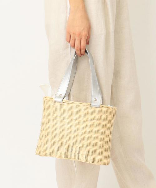 Another Edition（アナザーエディション）の「【WEB店舗限定】バスケットトート ◆（トートバッグ・レディース・ブラック/シルバー・フリー）」の12枚目の写真