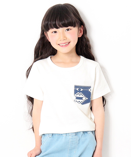 devirock(デビロック)の「柄ポケットクルーネック半袖Tシャツ カットソー(Tシャツ/カットソー・キッズ・ブラック/ホワイト系その他2/ホワイト系その他/ブラック系その他2/ブラック系その他4/ホワイト系その他3/ブラック系その他3/ホワイト系その他4・120cm/150cm/130cm/140cm/110cm/100cm/160cm)」の4枚目の写真
