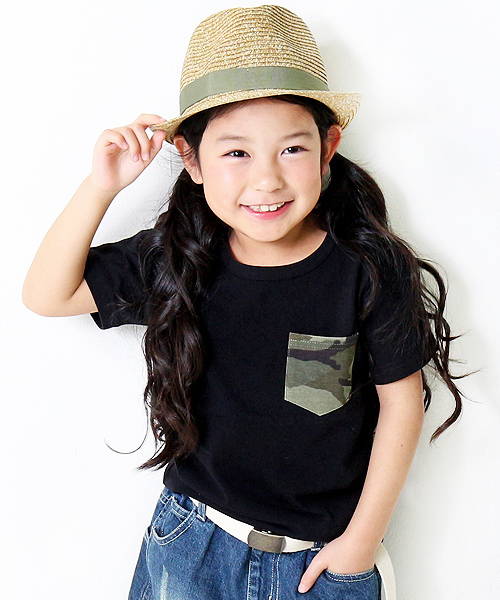 devirock(デビロック)の「柄ポケットクルーネック半袖Tシャツ カットソー(Tシャツ/カットソー・キッズ・ブラック/ホワイト系その他2/ホワイト系その他/ブラック系その他2/ブラック系その他4/ホワイト系その他3/ブラック系その他3/ホワイト系その他4・120cm/150cm/130cm/140cm/110cm/100cm/160cm)」の5枚目の写真