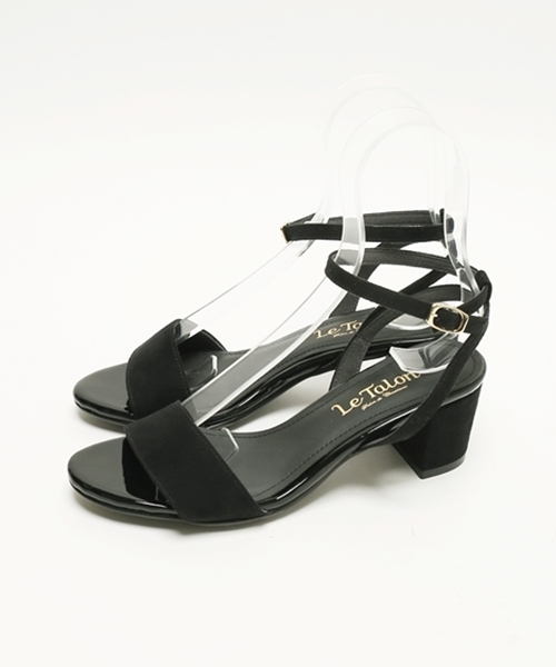 LE TALON（ルタロン）の「5cm アンクルストラップ◆（サンダル・レディース・シルバー/ベージュ/イエロー/ブラック・L/S/M/X-SMALL）」の2枚目の写真