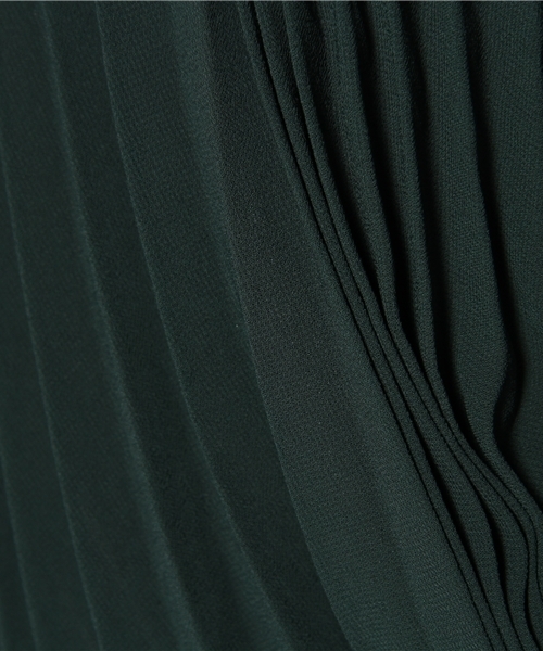 NANO universe（ナノユニバース）の「ベルト付シフォンプリーツSK（スカート・レディース・ピンクベージュ/ボルドー/グリーン・FREE）」の10枚目の写真