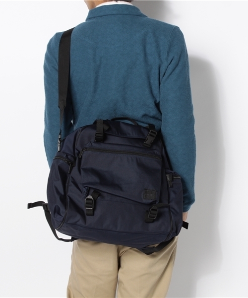 SAZABY（サザビー）の「ﾌｧﾌﾞﾘｯｸﾊﾞｯｸﾞMFJ14664（バックパック/リュック・メンズ・ブラック/ネイビー・FREE）」の14枚目の写真