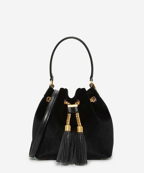 CHARLES & KEITH（チャールズ & キース）の「テクスチャードチェーンディテールハンドバッグ / TEXTURED CHAIN DETAIL HANDBAG（ハンドバッグ・レディース・ブラック/グリーン・M）」の2枚目の写真