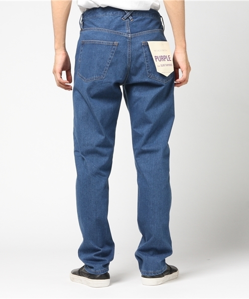 WEGO（ウィゴー）の「WEGO/サークルストレッチテーパードデニムパンツ（デニムパンツ・メンズ・インディゴブルー/ダークインディゴブルー/ライトインディゴブルー・SMALL/MEDIUM/LARGE/X-LARGE）」の8枚目の写真