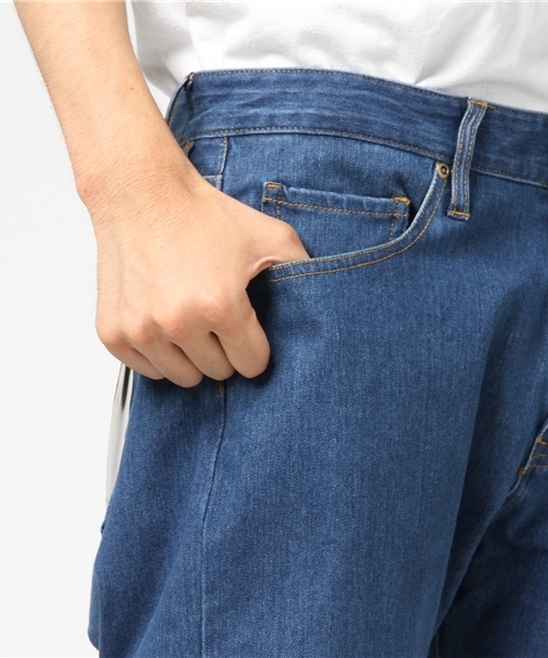 WEGO（ウィゴー）の「WEGO/サークルストレッチテーパードデニムパンツ（デニムパンツ・メンズ・インディゴブルー/ダークインディゴブルー/ライトインディゴブルー・SMALL/MEDIUM/LARGE/X-LARGE）」の4枚目の写真