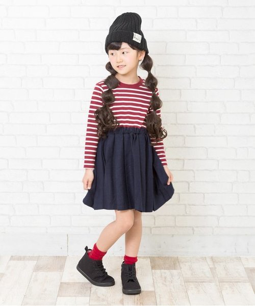 apres les cours（アプレレクール）の「カラーニット帽（ニットキャップ/ビーニー・キッズ・ブラック/ダークグリーン/グレー/マスタード・50/54/58）」の5枚目の写真