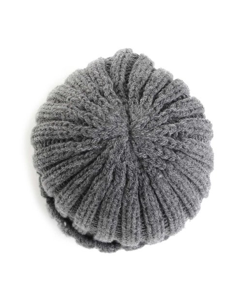 apres les cours（アプレレクール）の「カラーニット帽（ニットキャップ/ビーニー・キッズ・ブラック/ダークグリーン/グレー/マスタード・50/54/58）」の16枚目の写真