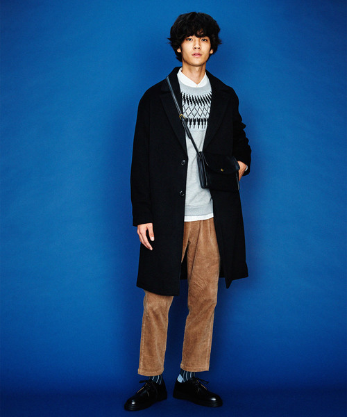 WEGO(ウィゴー)の「WEGO/フラップレトロサコッシュ(ショルダーバッグ・メンズ・ブラウン/ブラック・FREE)」の9枚目の写真