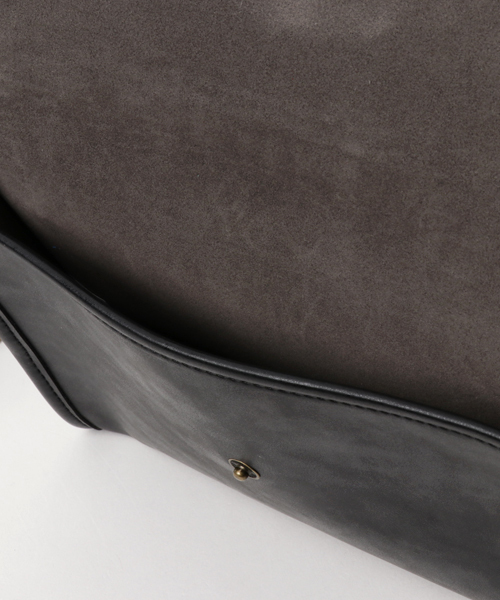 WEGO(ウィゴー)の「WEGO/フラップレトロサコッシュ(ショルダーバッグ・メンズ・ブラウン/ブラック・FREE)」の7枚目の写真