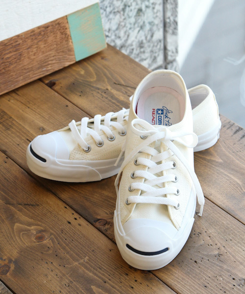 CONVERSE(コンバース)の「BAYFLOW/【CONVERSE(コンバース)】JACK PURCELL COLORS(WOMEN)(スニーカー・レディース・レッド/ナチュラル・LARGE/MEDIUM/SMALL)」の2枚目の写真