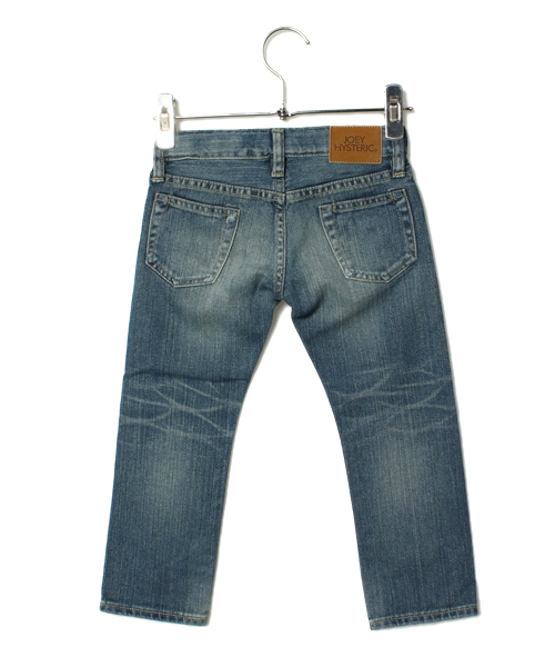 JOEY HYSTERIC（ジョーイヒステリック）の「STRANGE COMIX ptデニム スリムストレートPT（デニムパンツ・キッズ・インディゴブルー・X-SMALL/SMALL/MEDIUM）」の2枚目の写真