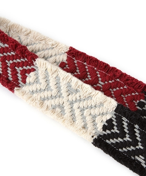 laboratory work（ラボラトリーワーク）の「幾何柄タッセルベルト（ベルト・レディース・ブラック・MEDIUM）」の5枚目の写真