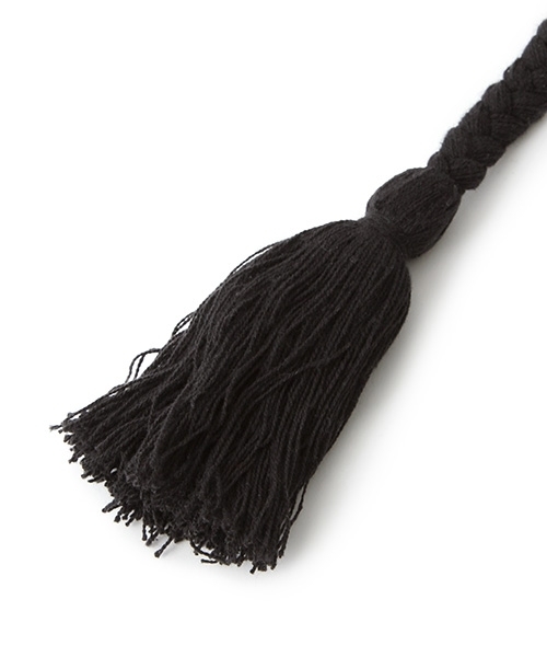 laboratory work（ラボラトリーワーク）の「幾何柄タッセルベルト（ベルト・レディース・ブラック・MEDIUM）」の6枚目の写真