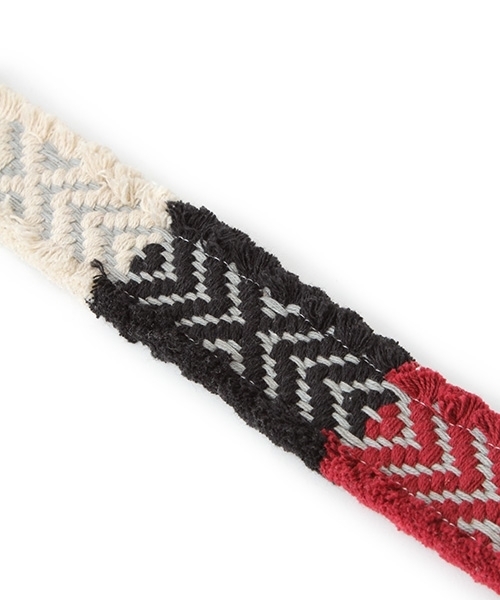 laboratory work（ラボラトリーワーク）の「幾何柄タッセルベルト（ベルト・レディース・ブラック・MEDIUM）」の7枚目の写真