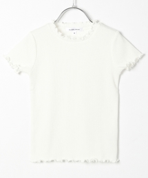 GLOBAL WORK | 【キッズ】フリルネックメロ－Tシャツ半袖/788418(Tシャツ/カットソー)