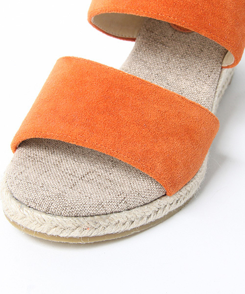 LIPSTAR(リップスター)の「ゴムベルトウェッジサンダル(サンダル・レディース・ベージュ/ネイビー/オレンジ・L/M)」の12枚目の写真