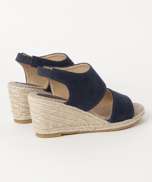 LIPSTAR(リップスター)の「ゴムベルトウェッジサンダル(サンダル・レディース・ベージュ/ネイビー/オレンジ・L/M)」の5枚目の写真