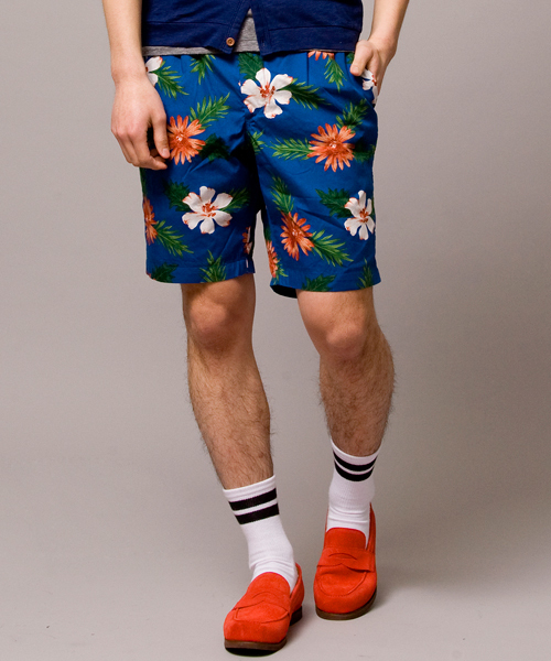 BEAUTY&YOUTH UNITED ARROWS(ビューティーアンドユースユナイテッドアローズ)の「by ∴ フラワープリント イージーショーツ ◆(その他パンツ・メンズ・ネイビー/コバルトブルー・SMALL/MEDIUM/LARGE/X-LARGE)」の4枚目の写真