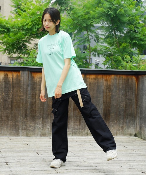 Mark Gonzales（マーク・ゴンザレス）の「GONZ ART S/S T-SHIRTS/スラッシャーマークゴンザレス半袖Tシャツ（Tシャツ/カットソー・メンズ・ブラック/ホワイト/オレンジ/ネイビー/ミント/オレンジ系その他/ダークグリーン/ヘザーグレー・SMALL/MEDIUM/LARGE/X-LARGE/XX-LARGE）」の20枚目の写真