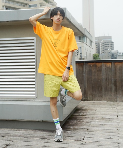 Mark Gonzales（マーク・ゴンザレス）の「GONZ ART S/S T-SHIRTS/スラッシャーマークゴンザレス半袖Tシャツ（Tシャツ/カットソー・メンズ・ブラック/ホワイト/オレンジ/ネイビー/ミント/オレンジ系その他/ダークグリーン/ヘザーグレー・SMALL/MEDIUM/LARGE/X-LARGE/XX-LARGE）」の11枚目の写真