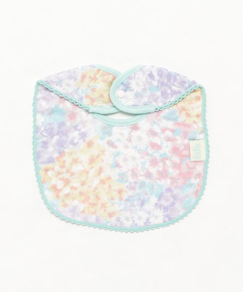 fafa（フェフェ）の「FLORIA | マシュマロガーゼ(R)ビブ（スタイ/よだれかけ・キッズ・ラベンダー・FREE）」の2枚目の写真