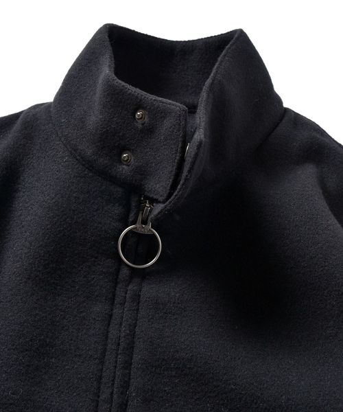 SHIPS（シップス）の「SU: メルトン スタンドブルゾン（ブルゾン・メンズ・ブラック/ブラウン/ネイビー・SMALL/MEDIUM/LARGE/X-LARGE）」の12枚目の写真