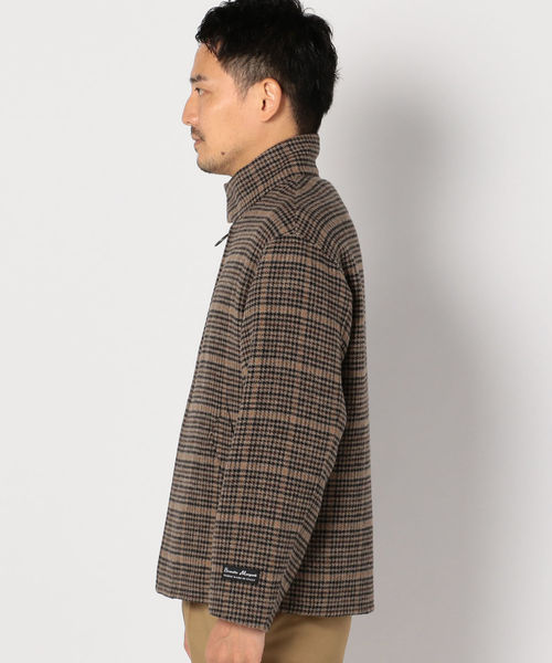 SHIPS（シップス）の「SU: メルトン スタンドブルゾン（ブルゾン・メンズ・ブラック/ブラウン/ネイビー・SMALL/MEDIUM/LARGE/X-LARGE）」の16枚目の写真