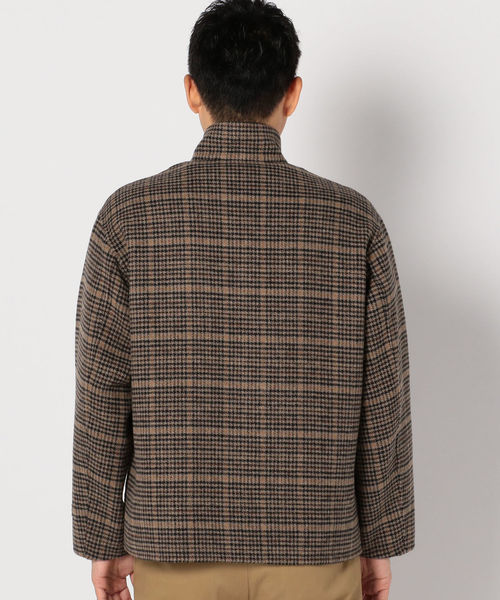 SHIPS（シップス）の「SU: メルトン スタンドブルゾン（ブルゾン・メンズ・ブラック/ブラウン/ネイビー・SMALL/MEDIUM/LARGE/X-LARGE）」の17枚目の写真